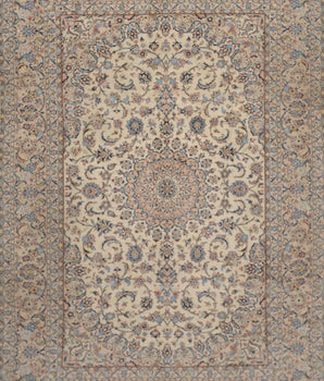 Handknuten Kashan Oriental rug by Orientmattor, classic carpet with intricate patterns, measuring 330 x 235 cm.
