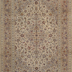 Orientmattor Kashan Oriental handknuten matta, classic rug with intricate patterns, measuring 346 x 255 cm, Nr. 65248.