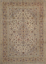 Orientmattor Kashan Oriental handknuten matta, classic rug with intricate patterns, measuring 346 x 255 cm, Nr. 65248.