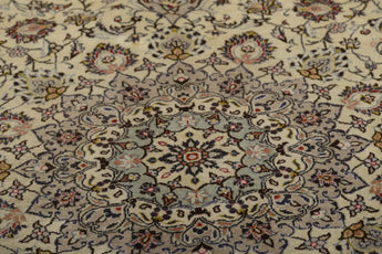 Handknuten Kashan Oriental rug by Orientmattor, classic 348x243 cm carpet with intricate patterns and rich colors.