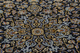 Handknuten Kashan Oriental rug by Orientmattor, classic 370x270 cm carpet featuring intricate patterns and rich colors.
