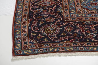 Handknuten Kashan Oriental rug by Orientmattor, 388x287 cm, classic carpet with intricate traditional patterns.