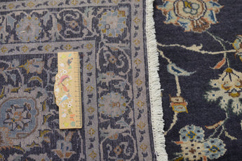 Handknuten Kashan Oriental rug by Orientmattor, classic 390x278 cm with intricate patterns and rich colors.