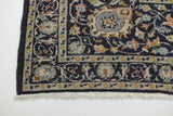 Handknuten Kashan Oriental rug by Orientmattor, classic 390x278 cm carpet with intricate patterns and traditional design.