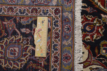 Handknuten Kashan Oriental rug from Orientmattor, classic carpet in 390x280 cm with intricate traditional patterns.