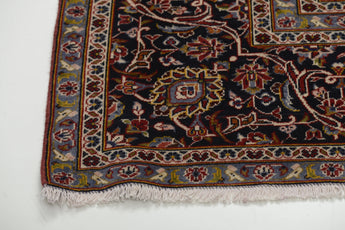Handknuten Kashan Oriental carpet by Orientmattor, 390x280 cm, featuring intricate traditional patterns and rich colors.