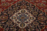 Orientmattor Kashan Oriental handknuten matta, 390x280 cm, classic woven carpet with intricate patterns.