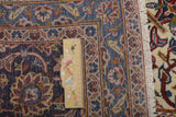 Handknuten Kashan Oriental rug by Orientmattor, classic carpet in 392x288 cm with intricate patterns and rich colors.