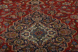 Handknuten Kashan Oriental carpet from Orientmattor, 392x288 cm, showcasing intricate patterns and rich traditional design.