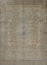 Orientmattor handknuten Kashan Oriental rug, classic carpet in 405x295 cm with intricate traditional design.