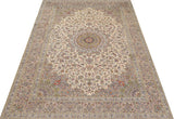 Handknuten Kashan Oriental rug by Orientmattor, 405 x 295 cm, showcasing intricate classic carpet design with detailed patterns.