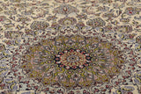Handknuten Kashan Oriental rug from Orientmattor, classic carpet in 405x295 cm with intricate traditional design.
