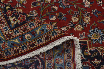 Handknuten Kashan Oriental rug by Orientmattor, classic carpet measuring 455 x 294 cm with intricate patterns and rich colors.