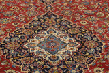 Handknuten Kashan Oriental rug from Orientmattor, 468x290 cm, featuring intricate classic patterns and rich textile detailing.