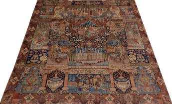 Handknuten Kashmar Oriental rug, 314x295 cm, classic carpet by Orientmattor with intricate traditional design.