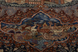 Handknuten Kashmar Oriental rug, 314x295 cm, classic carpet by Orientmattor with intricate pattern and rich colors.