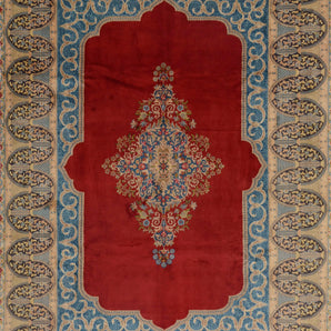 Handknuten Kerman Oriental rug by Orientmattor, 315x232 cm, classic carpet with intricate patterns and rich colors.