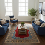 Orientmattor handknuten Kerman Oriental rug, classic carpet, 315 x 232 cm with intricate patterns and rich colors.