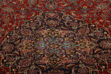 Handwoven Mashad Oriental carpet, classic design, 378 x 290 cm, by Orientmattor, showcasing intricate patterns and rich colors.