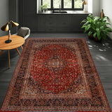Handknuten Mashad Oriental carpet, classic 378x290 cm, with intricate patterns, by Orientmattor.