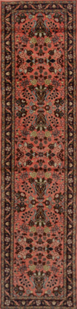 Handknuten Mehraban Oriental rug in classic style, 298x72 cm, with intricate patterns and rich colors from Orientmattor.