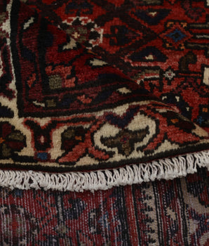 Handknuten Nadjafabad Oriental rug by Orientmattor, classic carpet in beige and red, measuring 333 x 97 cm, detailed traditional design.