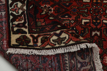 Handknuten Nadjafabad Oriental rug by Orientmattor, classic carpet in beige and red, measuring 333 x 97 cm, detailed traditional design.