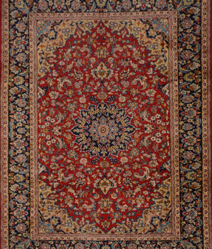 Handknuten Nadjafabad Oriental rug by Orientmattor, classic carpet measuring 338 x 253 cm with intricate traditional design.