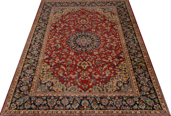 Handknuten Nadjafabad Oriental rug, classic 338x253 cm, detailed woven design by Orientmattor, showcasing intricate patterns.