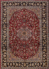 Handwoven Nadjafabad Oriental rug by Orientmattor, classic carpet with intricate patterns, measuring 398 x 280 cm.