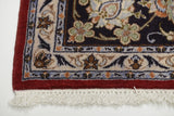 Handwoven Nadjafabad Oriental carpet by Orientmattor, 398x280 cm, featuring intricate traditional patterns and rich colors.