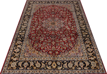 Handknuten Nadjafabad Oriental rug, 398x280 cm, classic carpet by Orientmattor featuring intricate traditional patterns.
