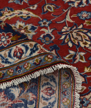Handknuten Nadjafabad Oriental rug by Orientmattor, classic 408x289 cm, detailed traditional carpet with intricate patterns.