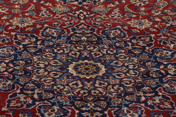 Handknuten Nadjafabad Oriental carpet, classic design, 408 x 289 cm, by Orientmattor, detailed woven pattern in warm tones.