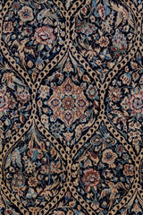 Classic Nain No.65991 handknotted carpet by Orientmattor in intricate patterns and rich colors, displayed on a wooden floor.