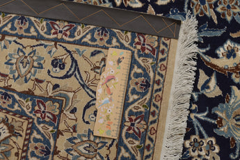 Handwoven Nain Oriental rug by Orientmattor, 211x127 cm, classic patterned carpet with intricate designs.