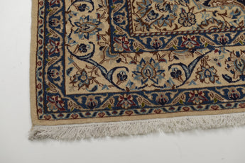 Handknuten Nain Oriental rug by Orientmattor, classic carpet in 211 x 127 cm with intricate patterns and rich colors.