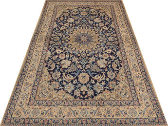Handknuten Nain Oriental rug, 211x127 cm, classic carpet from Orientmattor with intricate patterns and rich colors.