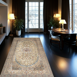 Handknuten Nain Oriental rug by Orientmattor, 310 x 202 cm, featuring intricate classic carpet patterns.