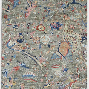 Orientmattor Nirvana Oriental handwoven rug, 265x180 cm, classic carpet with intricate patterns and rich textures.