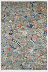 Orientmattor Nirvana Oriental handwoven rug, 265x180 cm, classic carpet with intricate patterns and rich textures.
