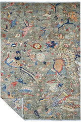 Handknuten Nirvana Oriental rug, classic carpet by Orientmattor, 265 x 180 cm, detailed woven pattern in warm tones