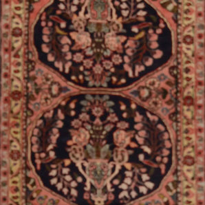 Handknuten Sanneh Oriental rug, classic carpet in 295x75 cm, by Orientmattor, featuring intricate traditional patterns.