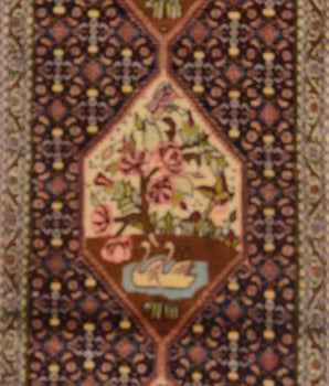 Orientmattor Sanneh Oriental handknuten matta, 323x63 cm, classic design with intricate patterns, Nr. 65171.