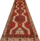 Orientmattor Handknuten Sarab Oriental carpet, 373 x 93 cm, classic design with intricate patterns and rich colors.