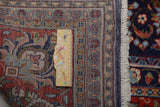 Handknuten Sarough Oriental carpet, classic design in red and beige, 335x235 cm, by Orientmattor.
