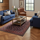 Handknuten Sarough Oriental rug by Orientmattor, 335x235 cm, featuring intricate traditional patterns on a classic carpet.