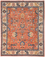 Orientmattor Handknuten Matta Serapi Oriental, classic rug in 348x274 cm with intricate patterns and rich colors.