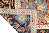 Orientmattor Handknuten Serapi Oriental rug, classic carpet, 362x278 cm, detailed patterns and rich colors.
