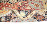 Orientmattor handknuten Serapi oriental rug, classic carpet with intricate patterns, measuring 362x278 cm, style Nr. 65288.